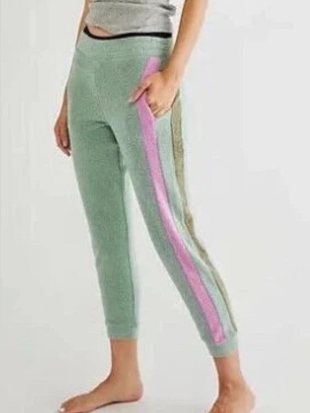 Intimately Free People Blue Monday Fleece Joggers